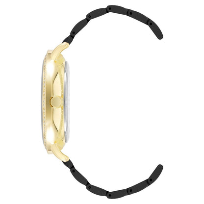 Juicy Couture svart metallklocka