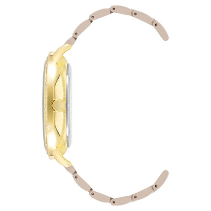 Juicy Couture Beige Metallklocka