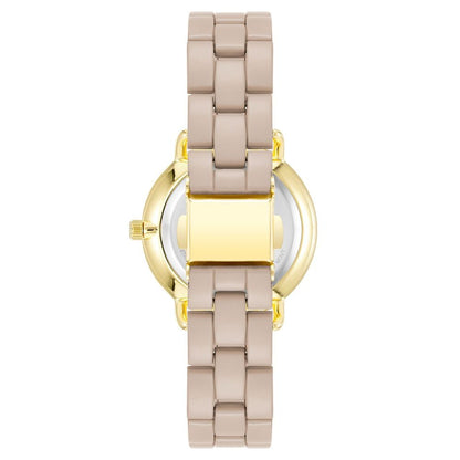 Juicy Couture Beige Metallklocka