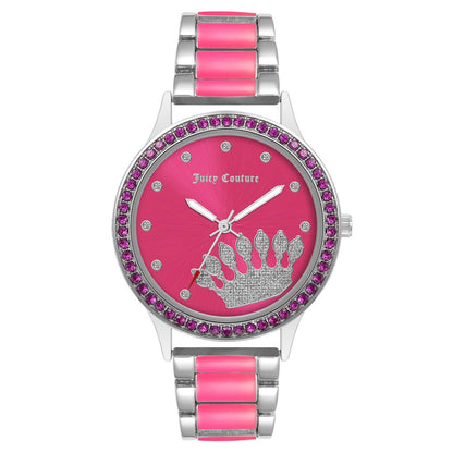 Juicy Couture flerfärgad metallklocka