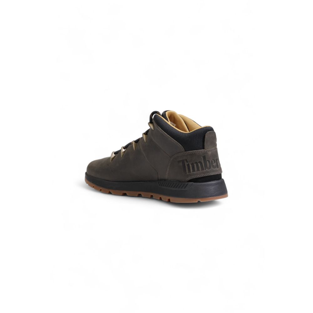 Timberland Grå Sneaker i Återvunnet Läder