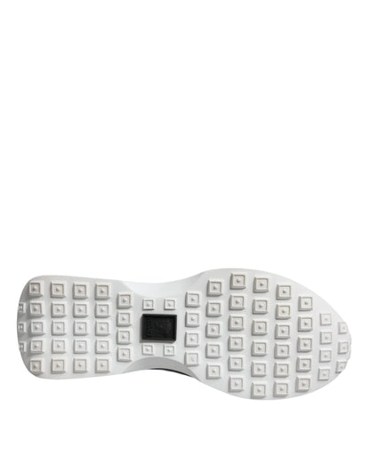 Versace Flerfärgad Canvas Quad Fabric Medusa Låga Sneakers Skor