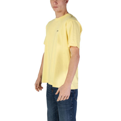 Hugo Boss Gul Bomulls-T-shirt