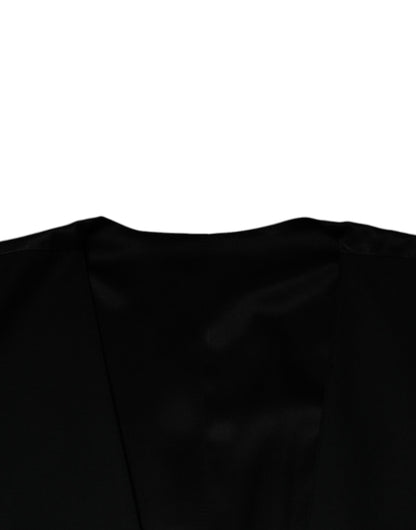 Dolce &amp;amp; Gabbana Svart Ull Festlig Väst Herr
