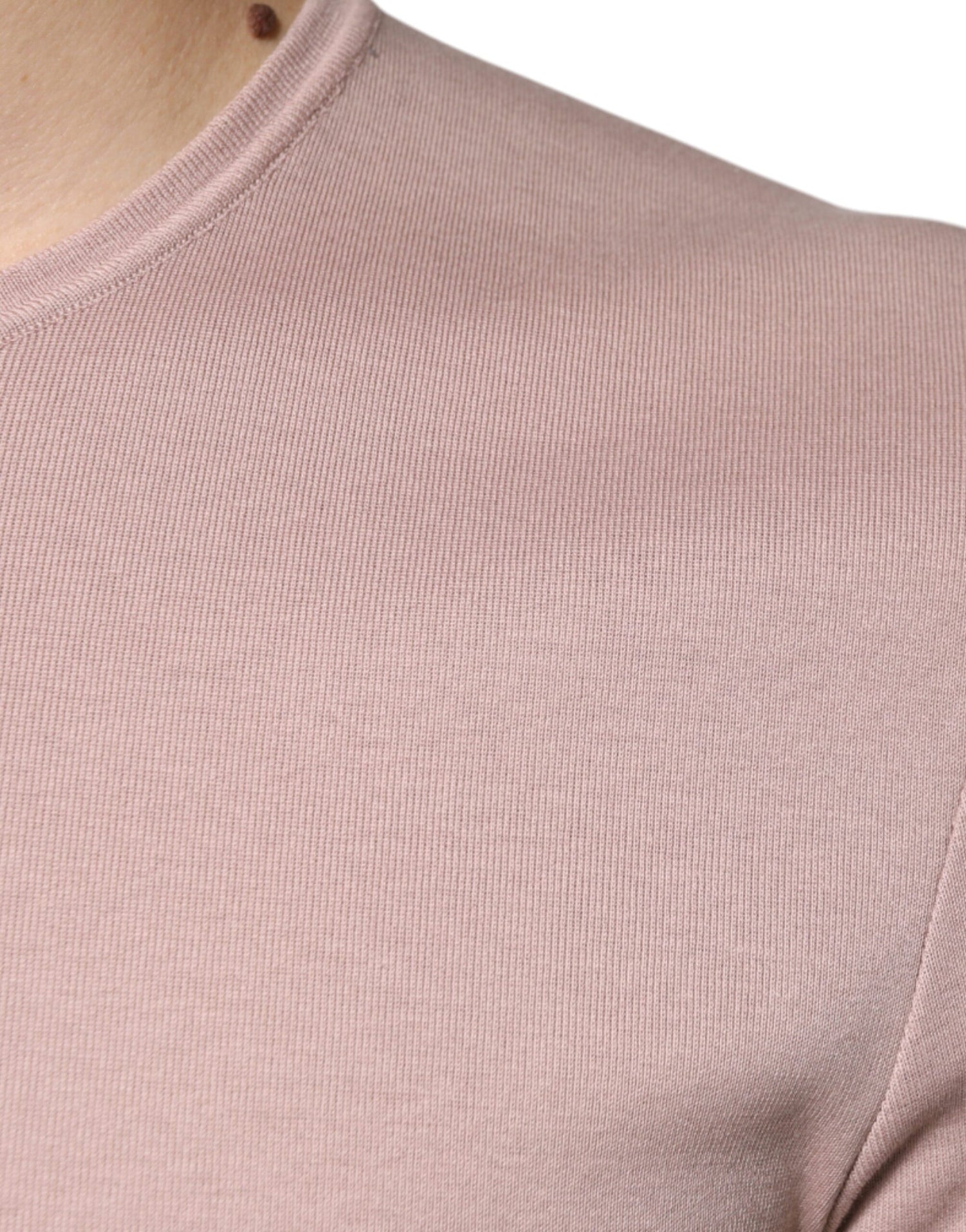 Dolce &amp;amp; Gabbana Brun Bomull Kortärmad Rund Halsad T-shirt