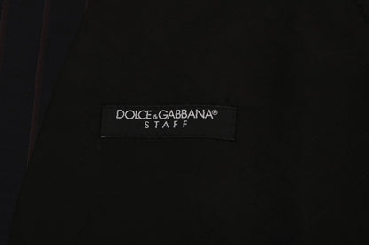 Dolce &amp;amp; Gabbana Blå Ull Stretchväst
