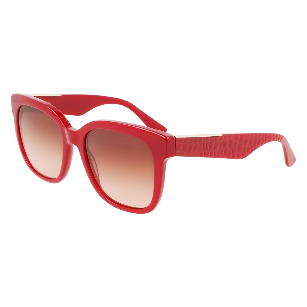 Lacoste röda acetat solglasögon