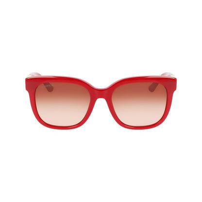 Lacoste röda acetat solglasögon