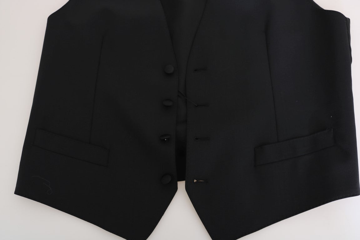 Dolce &amp;amp; Gabbana Svart Ull-Siden Väst