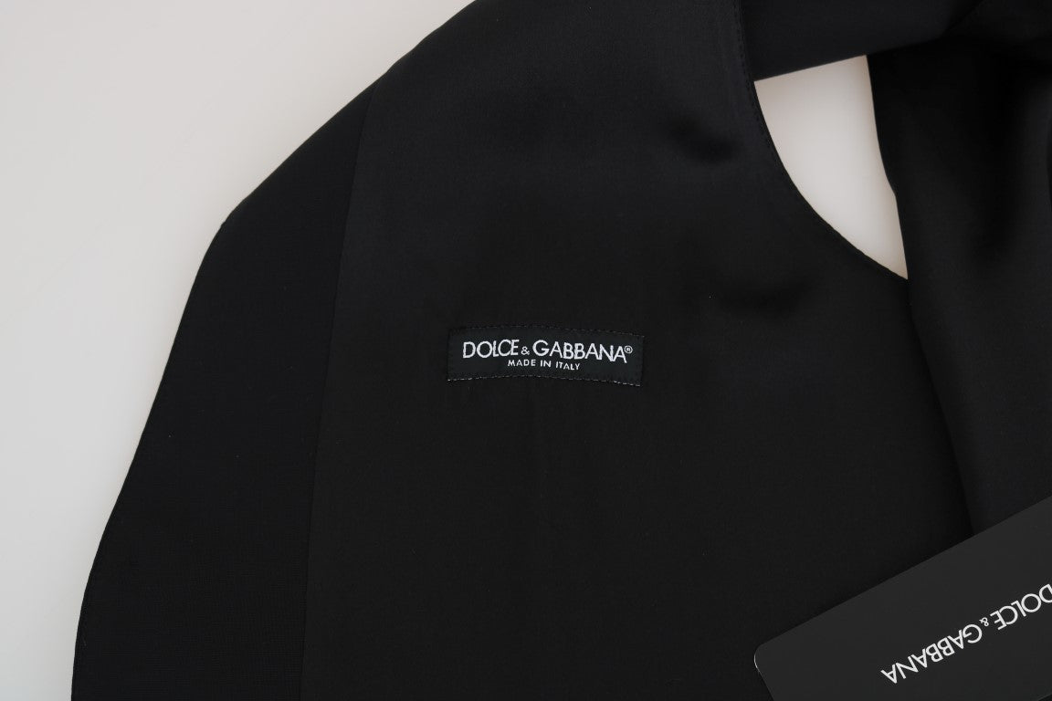 Dolce &amp;amp; Gabbana Svart Ull-Siden Väst