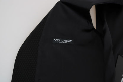 Dolce &amp;amp; Gabbana svart prickigt mönster väst