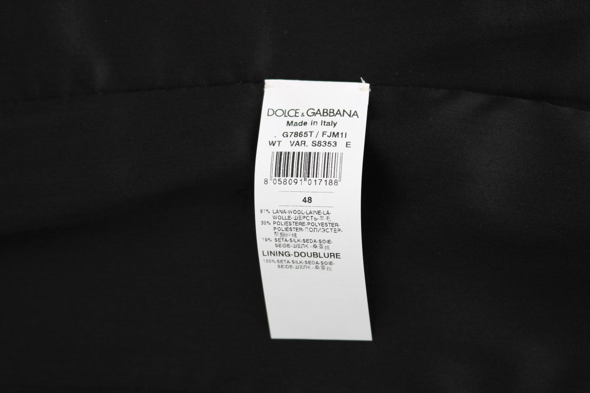 Dolce &amp;amp; Gabbana svart prickigt mönster väst