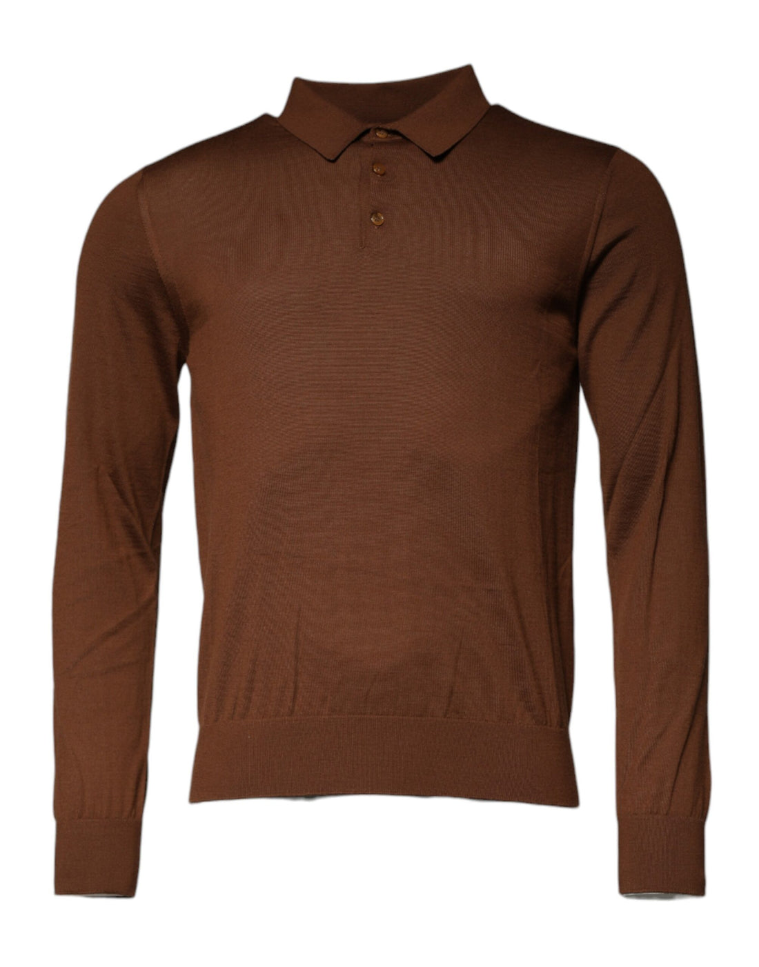 Dolce &amp;amp; Gabbana Brun Kashmirknäppt Herrtröja