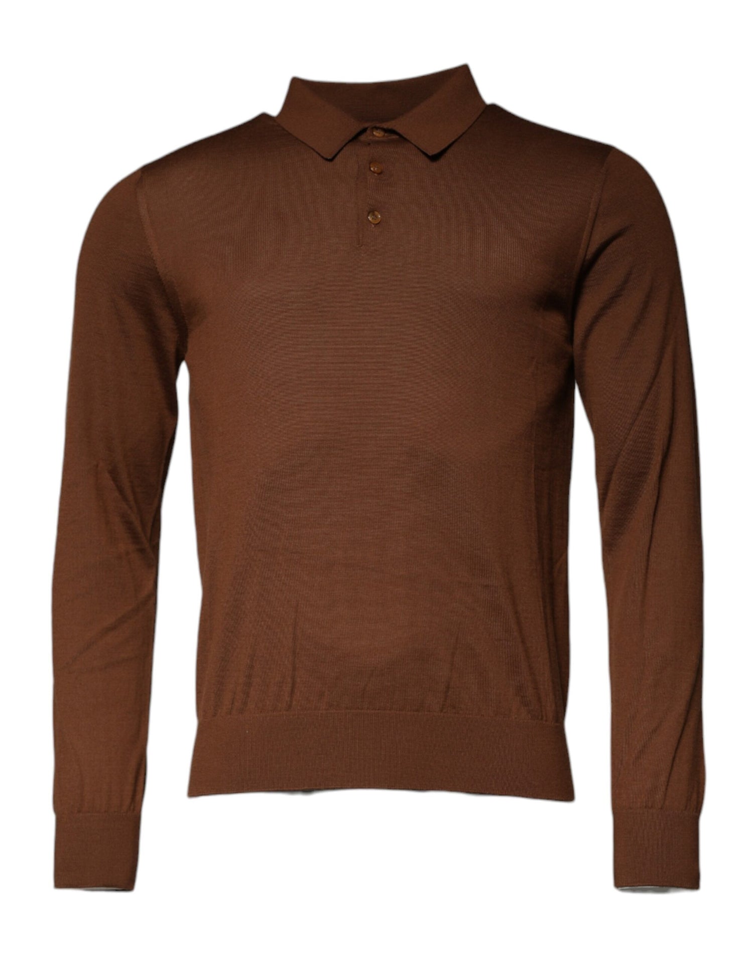 Dolce &amp;amp; Gabbana Brun Kashmirknäppt Herrtröja
