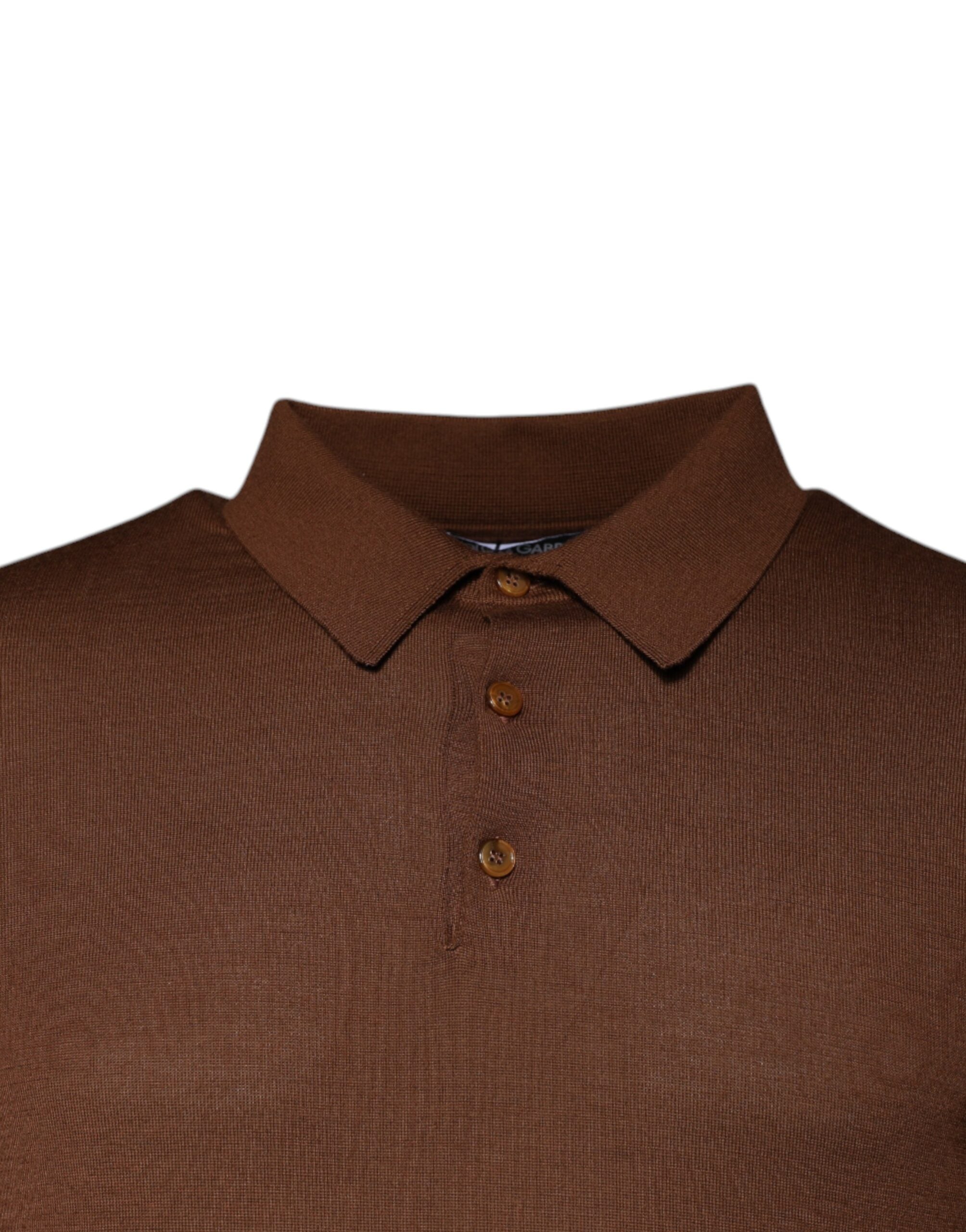 Dolce &amp;amp; Gabbana Brun Kashmirknäppt Herrtröja