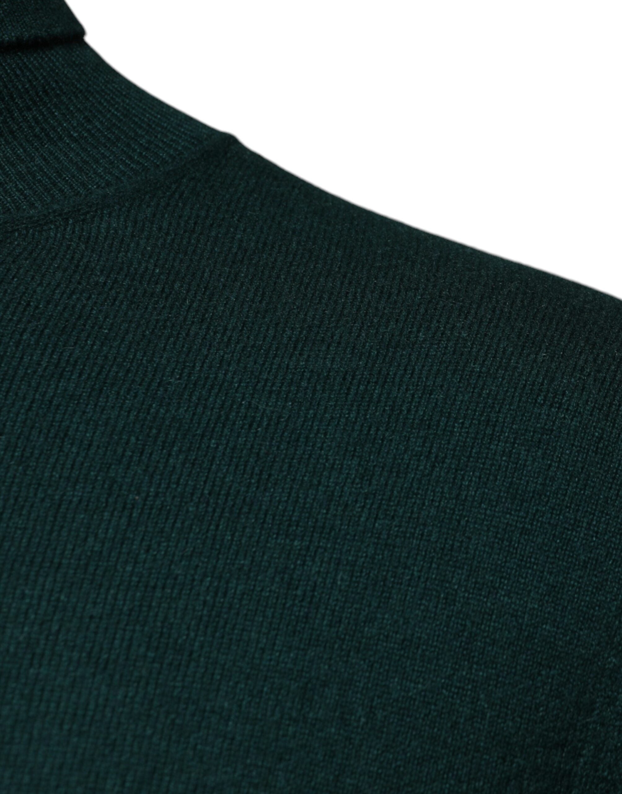 Dolce &amp;amp; Gabbana Grön Kashmir Polotröja Herrtröja