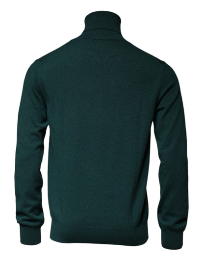 Dolce &amp;amp; Gabbana Grön Kashmir Polotröja Herrtröja