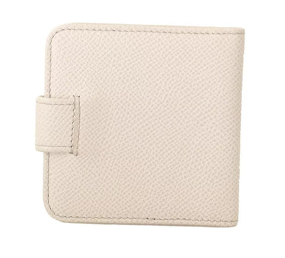 Dolce &amp;amp; Gabbana Vitt Dauphine Läder Kondomfodral med Plånbok