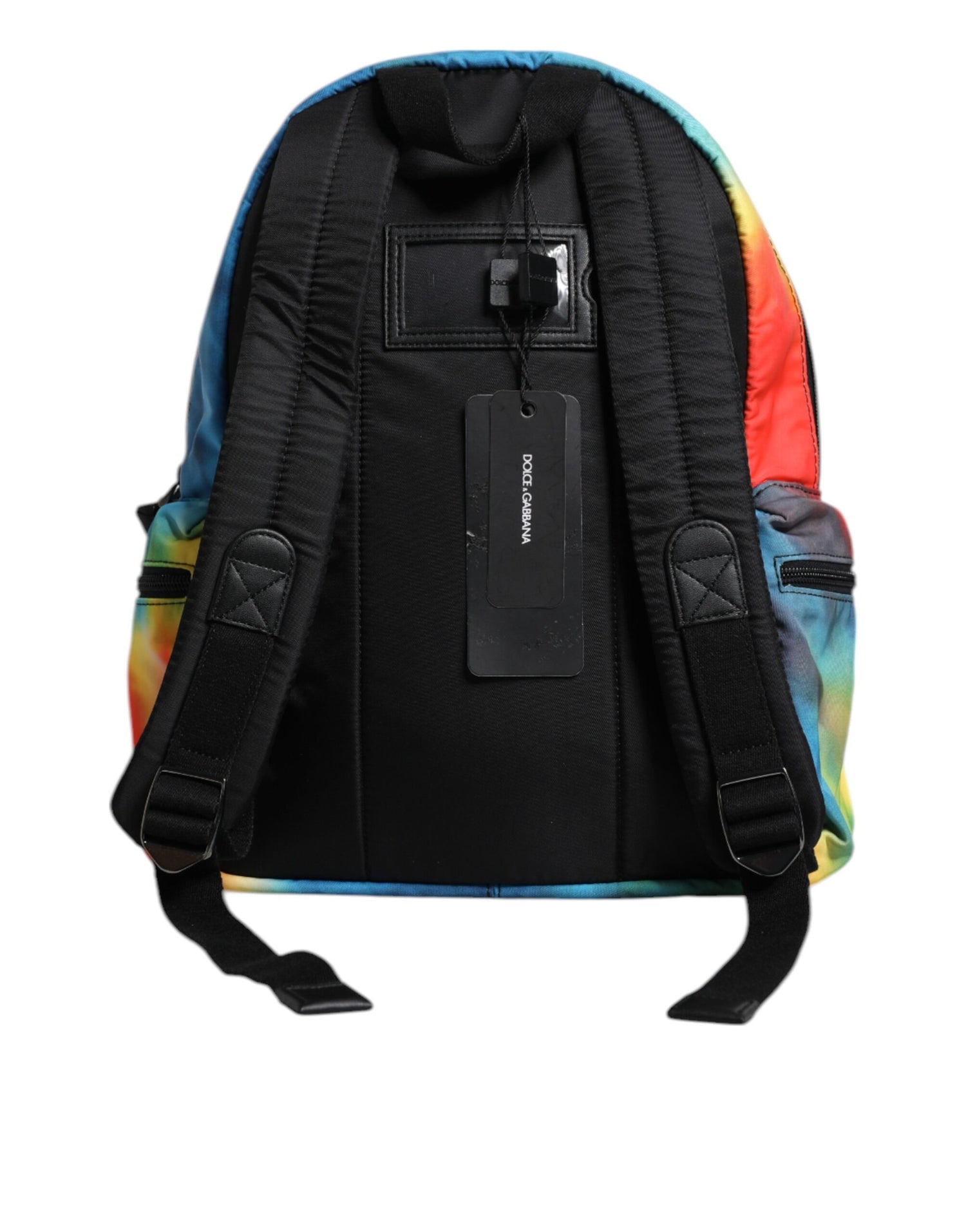 Dolce &amp;amp; Gabbana flerfärgad tie dye nylon med logotyptryck för barn ryggsäck