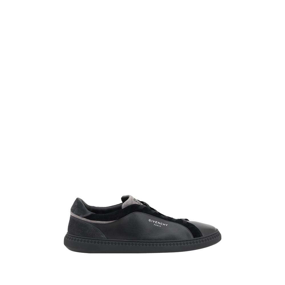 Givenchy svarta läder G-set sneakers