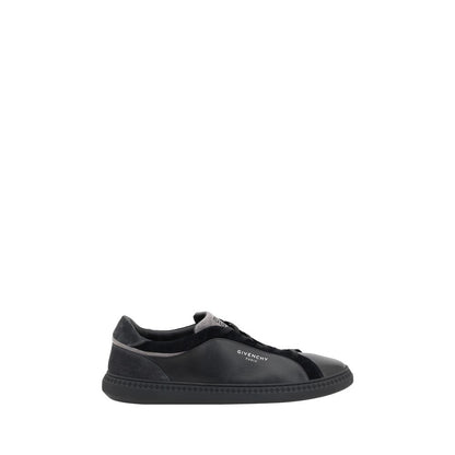 Givenchy svarta läder G-set sneakers