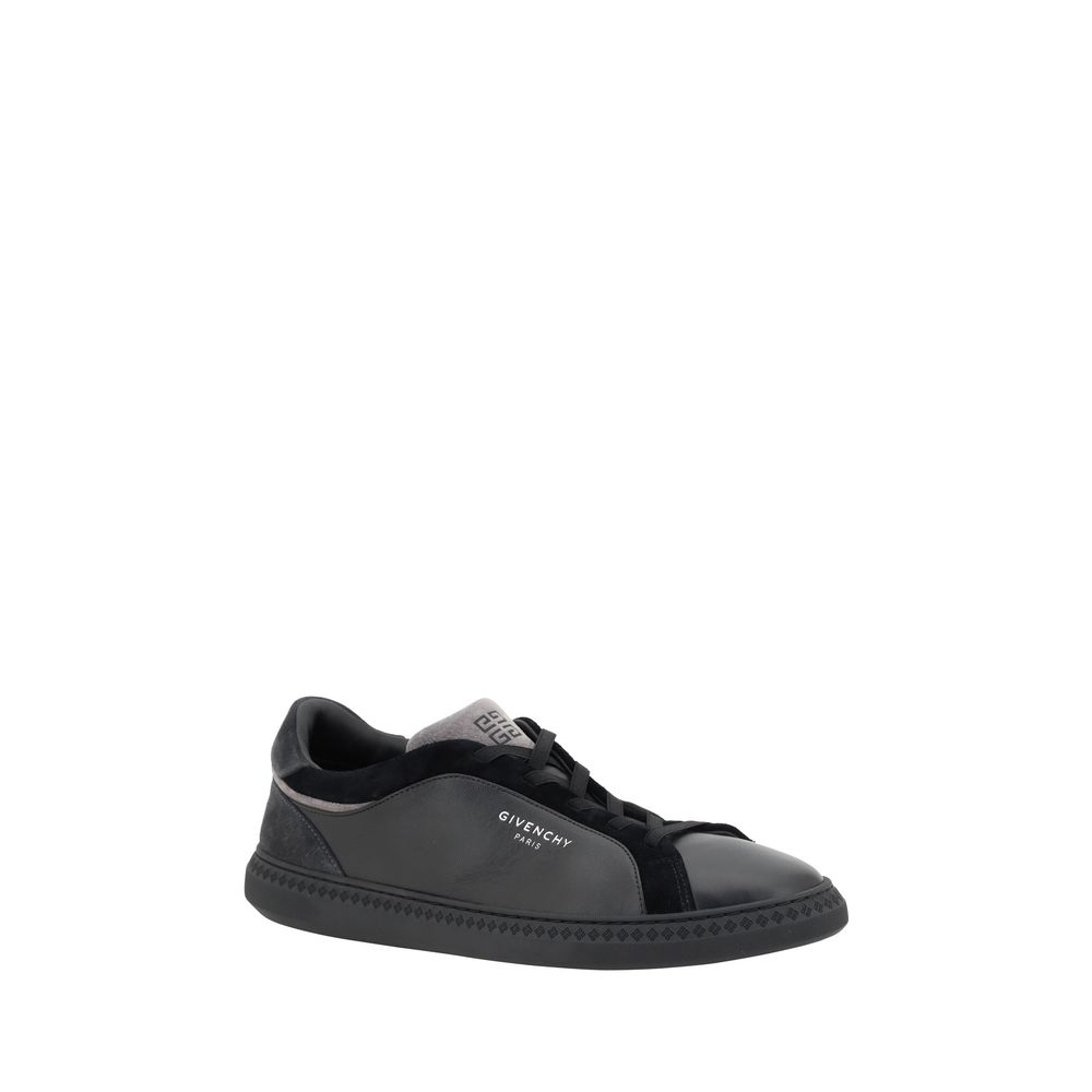 Givenchy svarta läder G-set sneakers