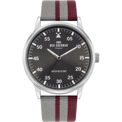 Ben Sherman grå tygklocka