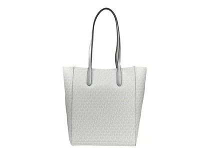 Michael Kors Vincent med korthållare Stor tygväska Silver