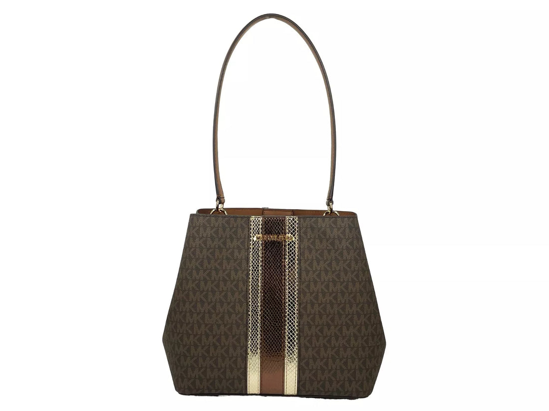 Michael Kors Medium Pratt Bucket Axelväska Brun