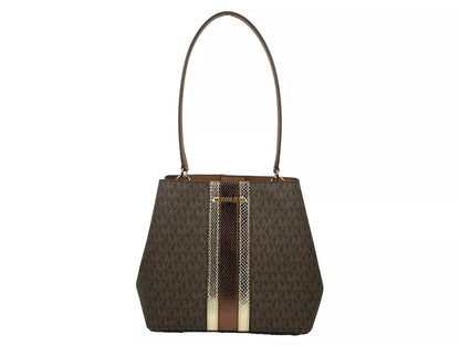 Michael Kors Medium Pratt Bucket Axelväska Brun