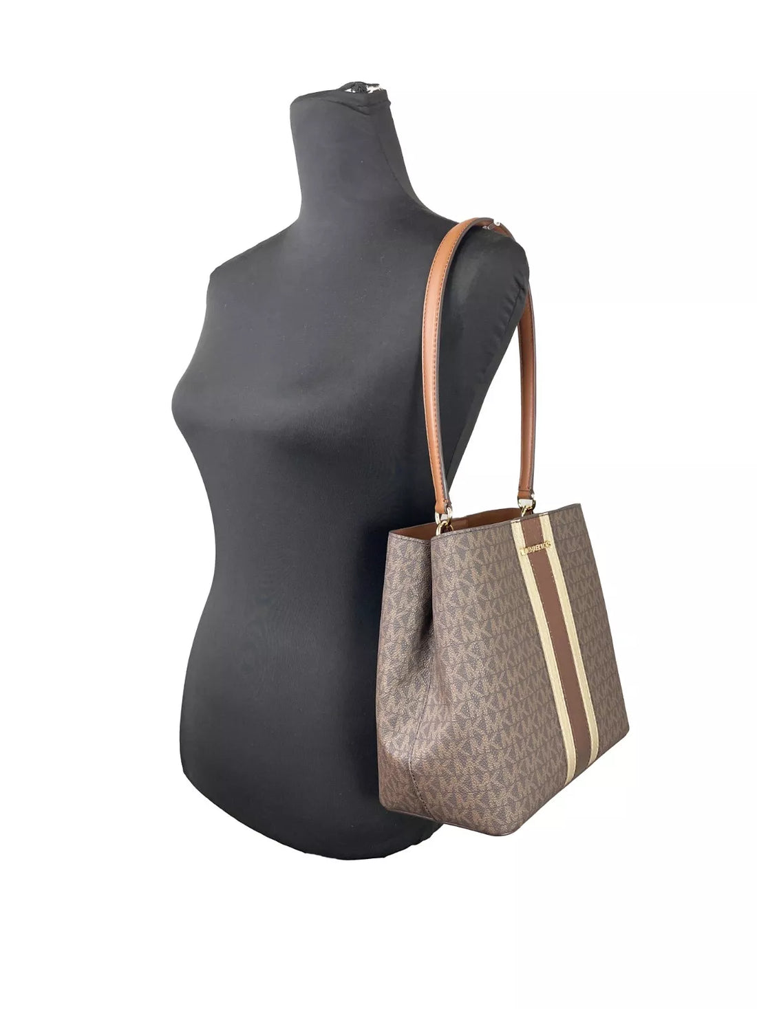 Michael Kors Medium Pratt Bucket Axelväska Brun