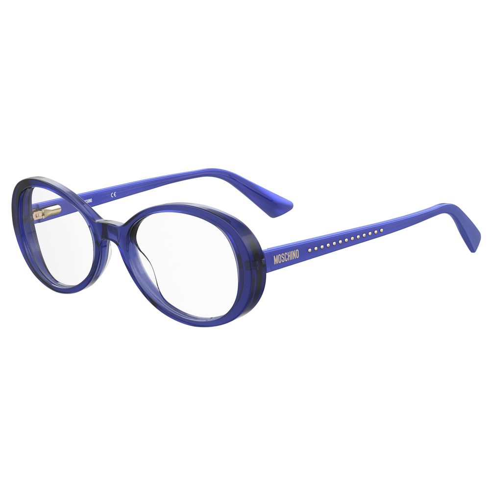 Moschino blå acetatbågar