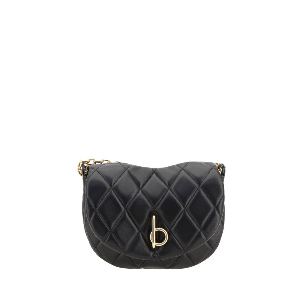 Burberry gunghäst quiltad axelväska