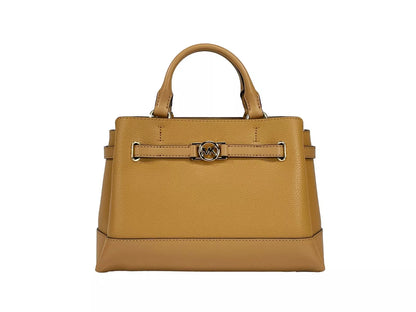 Michael Kors Reed Liten Läderväska med Bälte Axelremsväska Brun