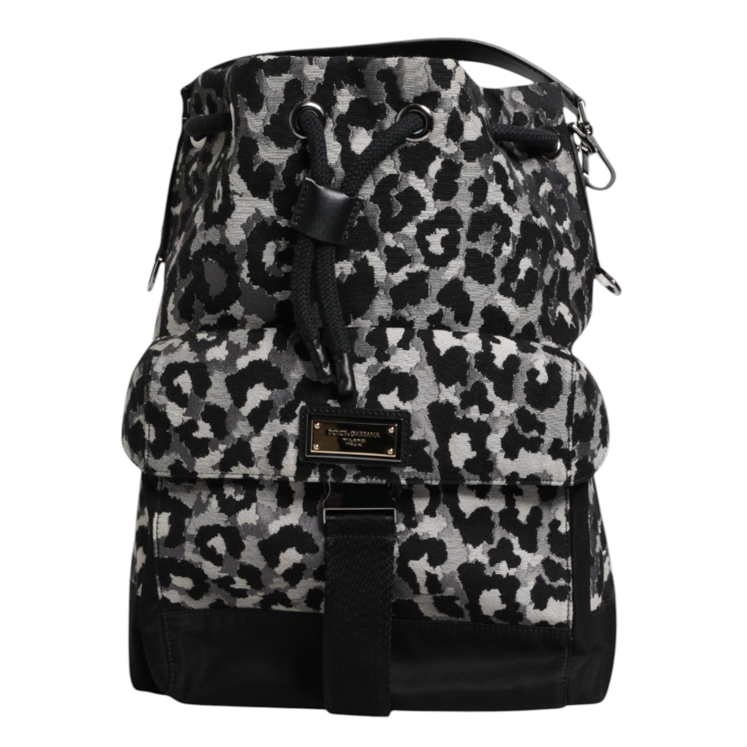Dolce &amp;amp; Gabbana Multicolor Leopard Jacquard Hobo Crossbody Borse Bag
