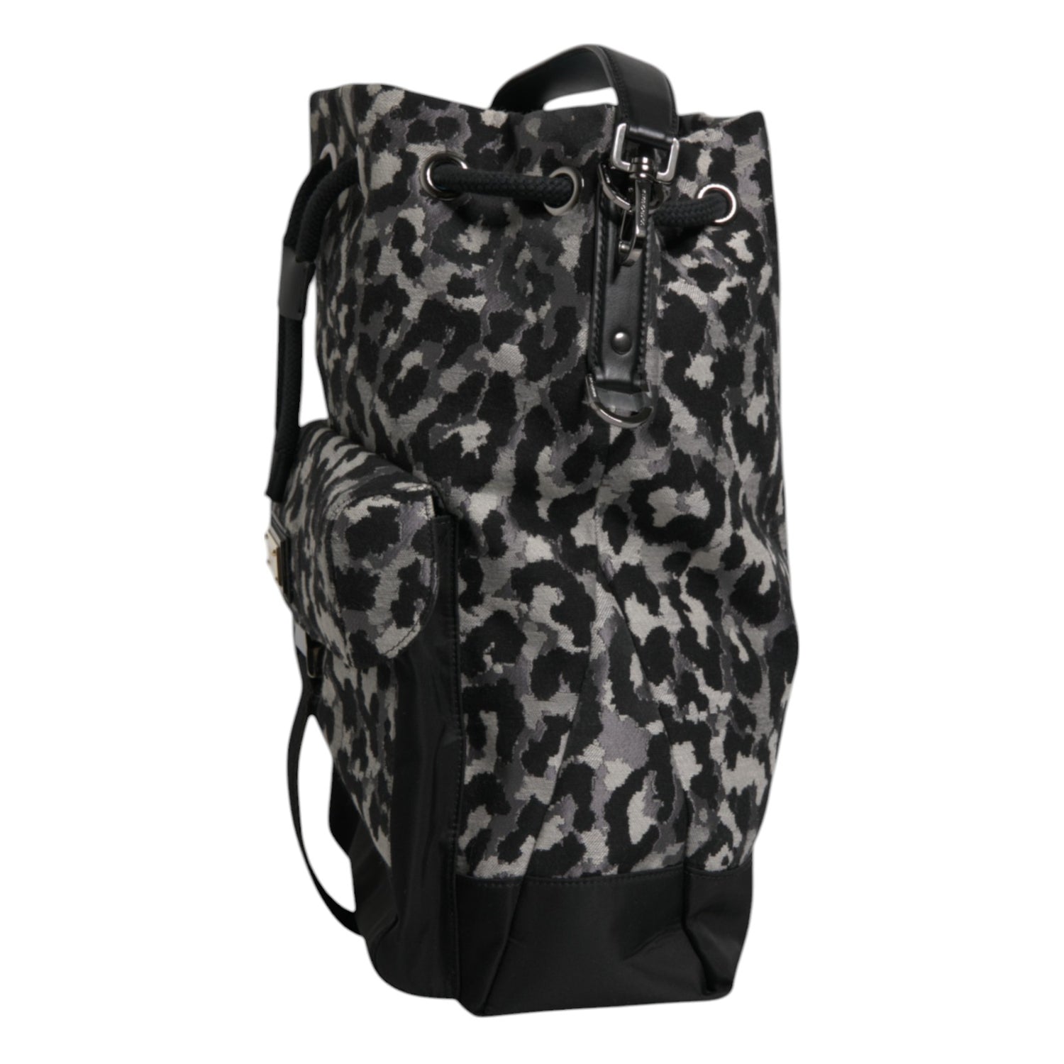 Dolce &amp;amp; Gabbana Multicolor Leopard Jacquard Hobo Crossbody Borse Bag