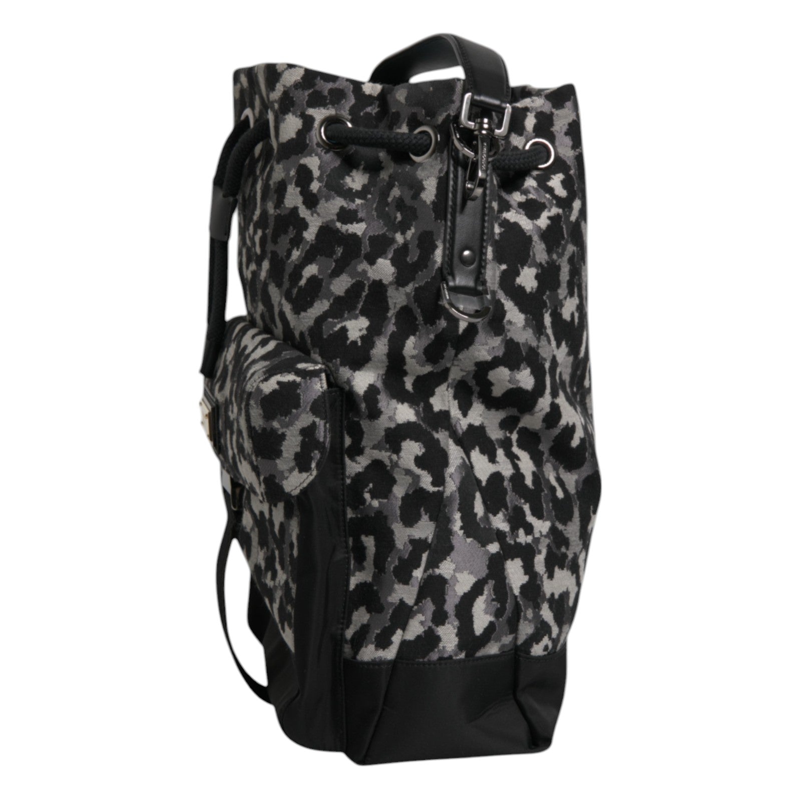 Dolce &amp;amp; Gabbana Multicolor Leopard Jacquard Hobo Crossbody Borse Bag