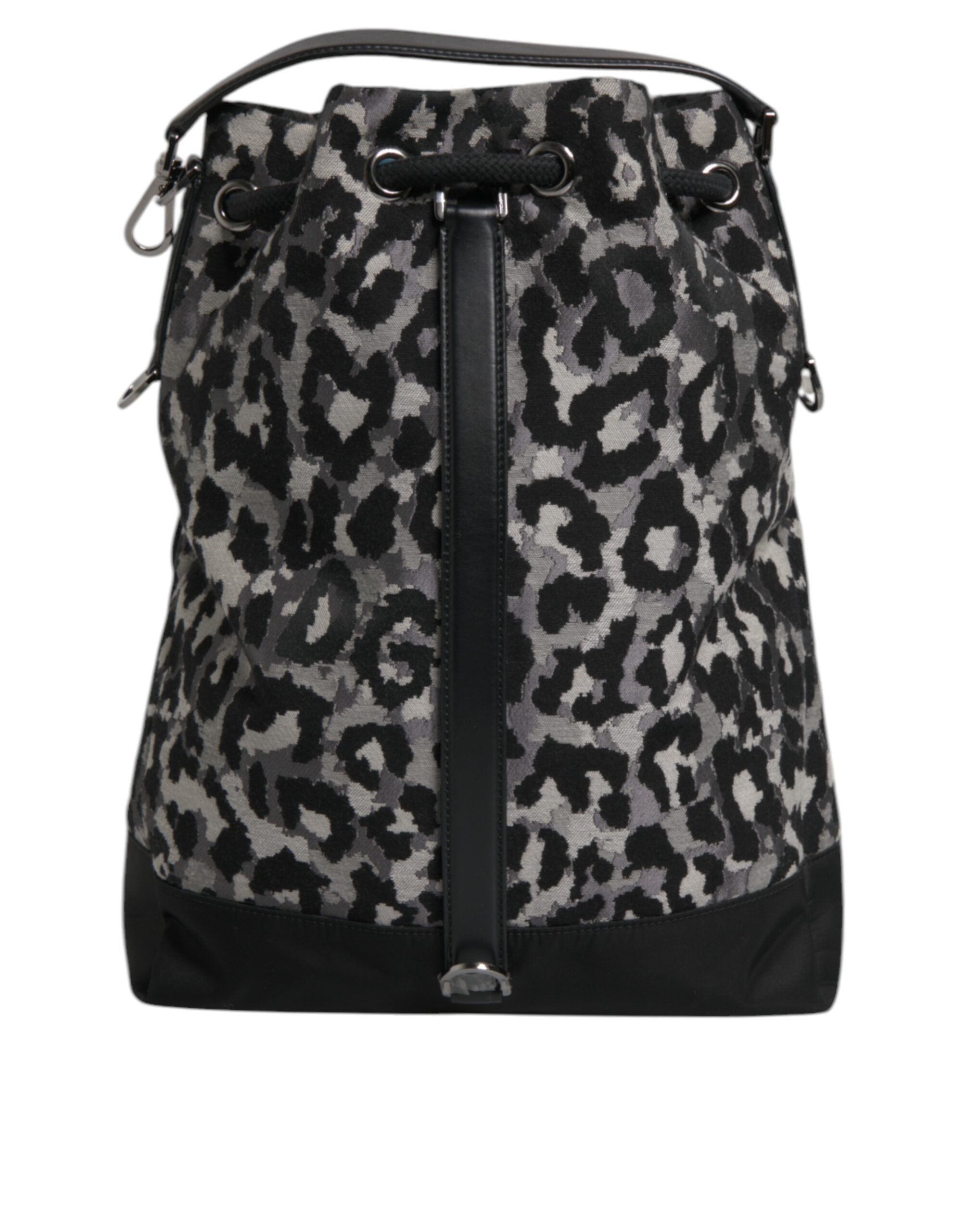 Dolce &amp;amp; Gabbana Multicolor Leopard Jacquard Hobo Crossbody Borse Bag