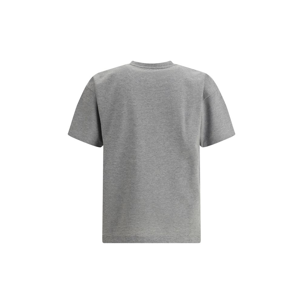 Saint Laurent grå bomulls-t-shirt i överdimensionerad storlek