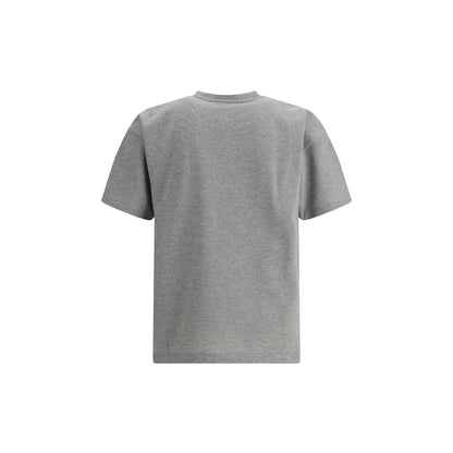 Saint Laurent grå bomulls-t-shirt i överdimensionerad storlek