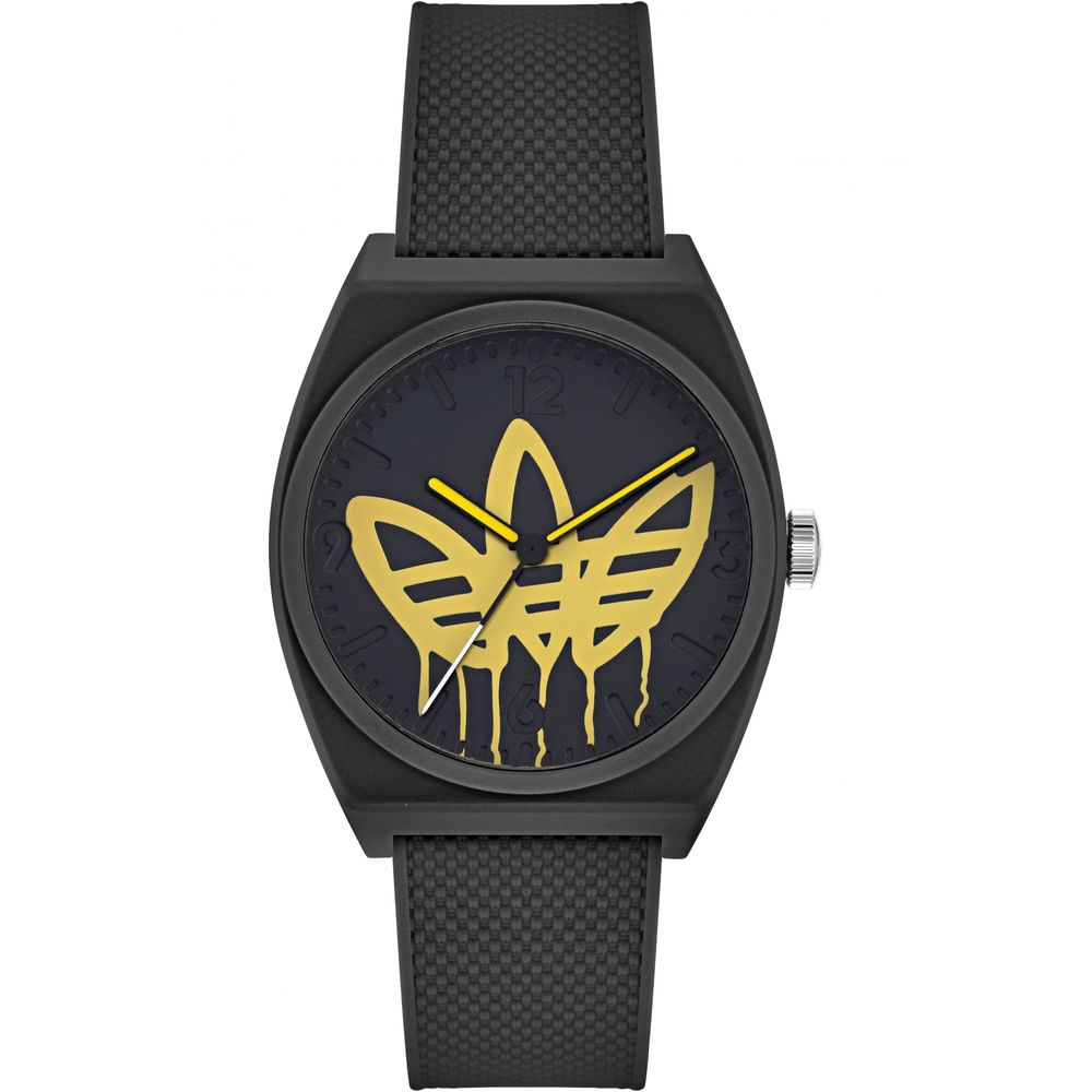 Adidas svart syntetklocka