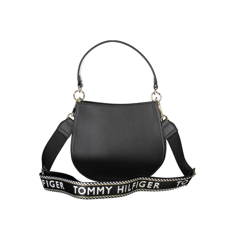 Tommy Hilfiger svart polyesterväska för kvinnor