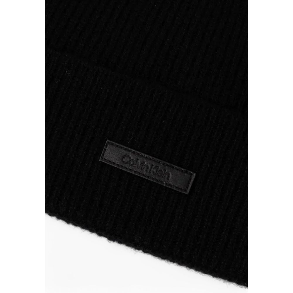 Calvin Klein svarta kashmirkepsar basebollkeps