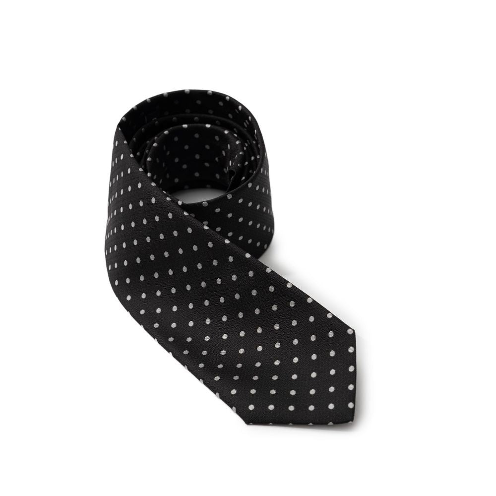 Dolce &amp;amp; Gabbana Svarta Sidenslipsar &amp;amp; Fluga