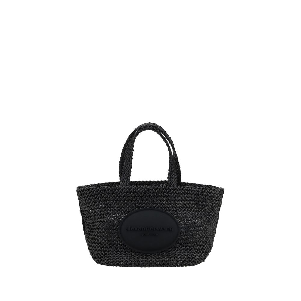 Alexander Wang Punch Liten Raffia Handväska