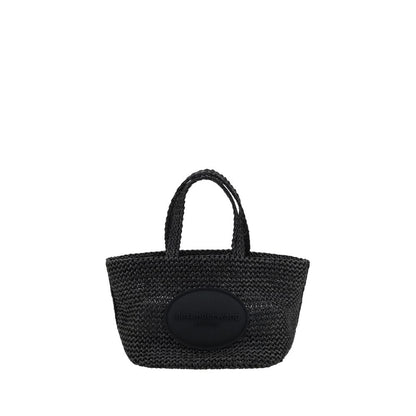 Alexander Wang Punch Liten Raffia Handväska