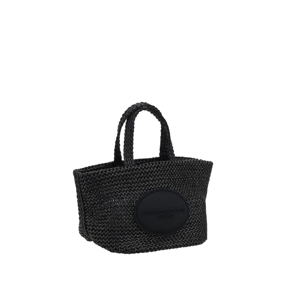 Alexander Wang Punch Liten Raffia Handväska