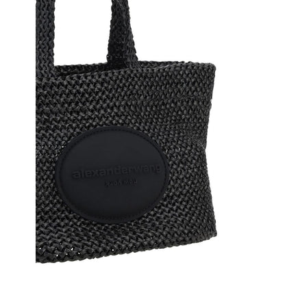 Alexander Wang Punch Liten Raffia Handväska