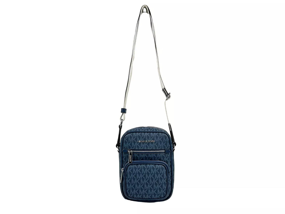 Michael Kors North South Medium Axelremsväska Marinblå