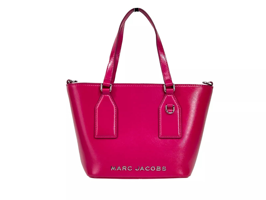 Marc Jacobs Liten Axelremsväska i Saffiano-läder